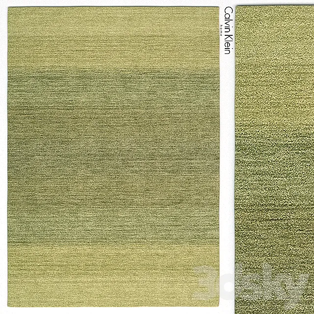 Rug Calvin Klein Home Linear Glow Verbena Rug 3D Model
