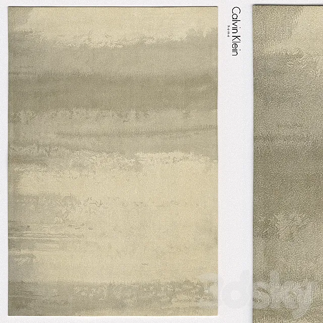 Rug Calvin Klein Home Luster Wash Dune Rug 3DModel