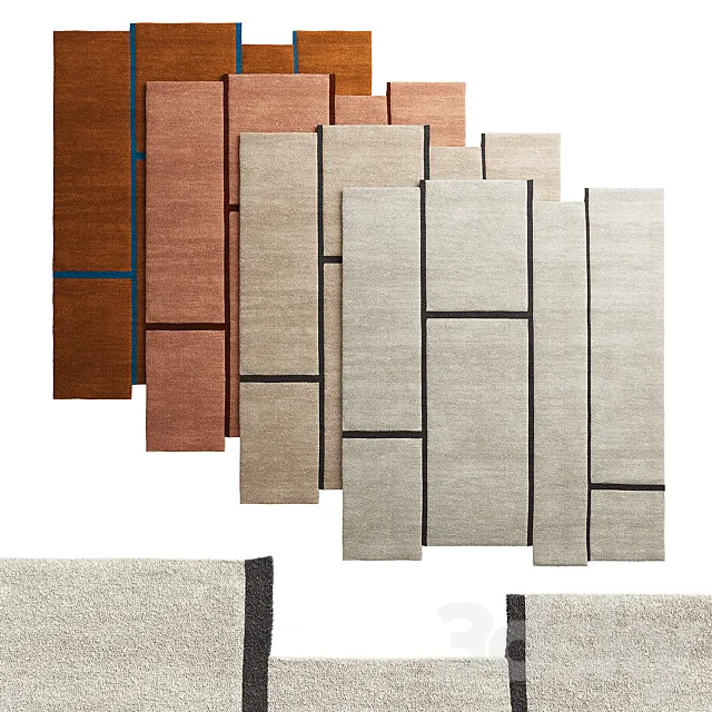 Rug Campiture 3D Model Rug Campiture 3D Model