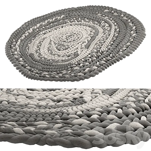 Rug Dana Barnes studio 3D Model Rug Dana Barnes studio 3D Model