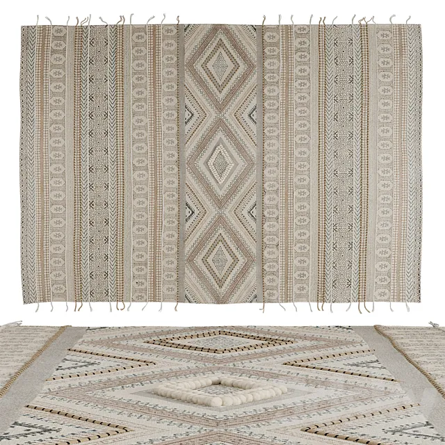 Rug Lata Ethnic 160×230 divan.ru 3D Model Rug Lata Ethnic 160×230 divan.ru 3D Model