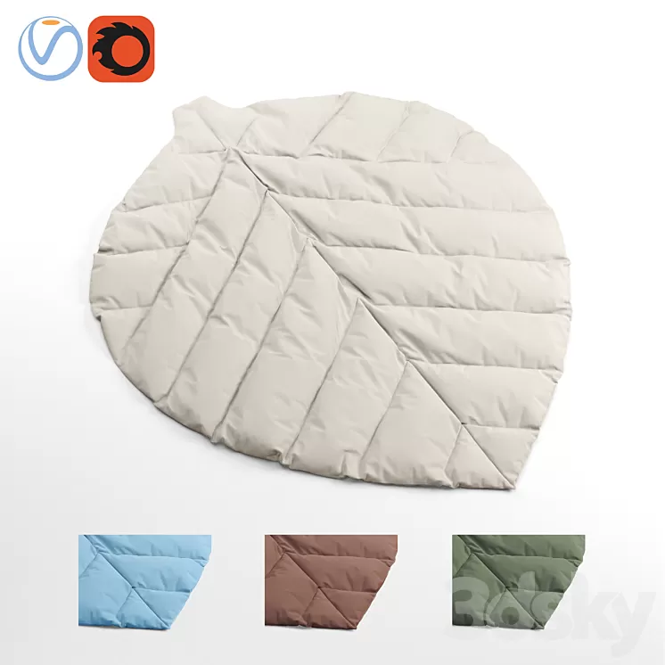 Rug Leaf 3D Model Rug Leaf 3D Model