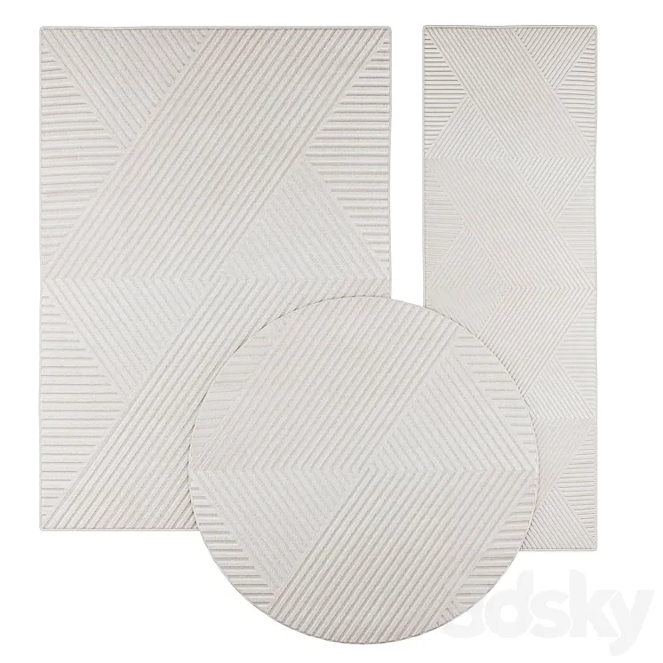 Rug Mars carpet by benuta 3D Model Free Download