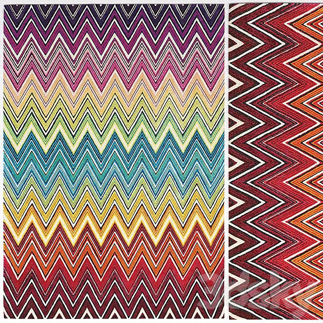 Rug Missoni Home Liuwa Rug 3D Model