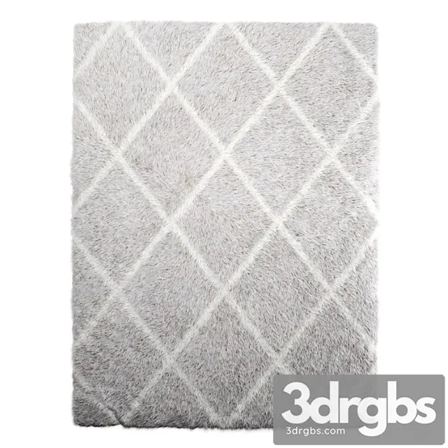 Rug shaggy 200-150 3D Model Download