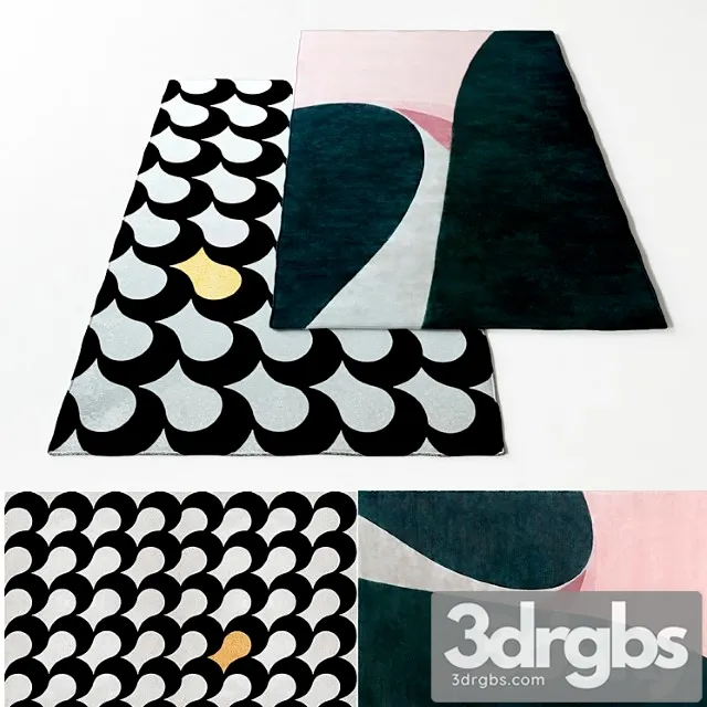 Rug society geometric collection (part1) 3D Model Download