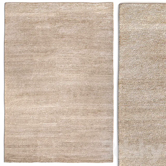 Rug The Rug Company Bamboo Silk Pale gold Rug 3DModel Rug The Rug Company Bamboo Silk Pale gold Rug 3DModel