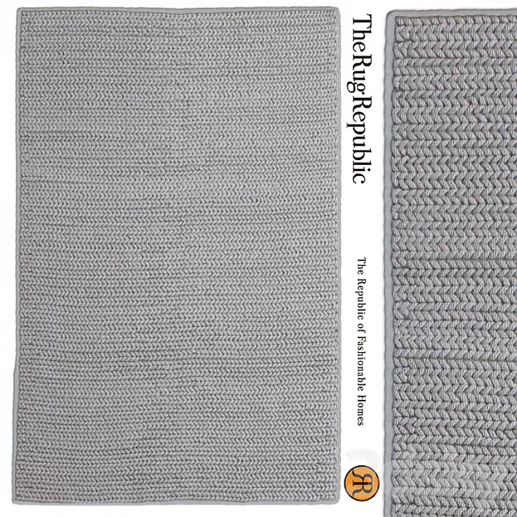 Rug The Rug Republic Europa Natural Rug 3D Model Rug The Rug Republic Europa Natural Rug 3D Model