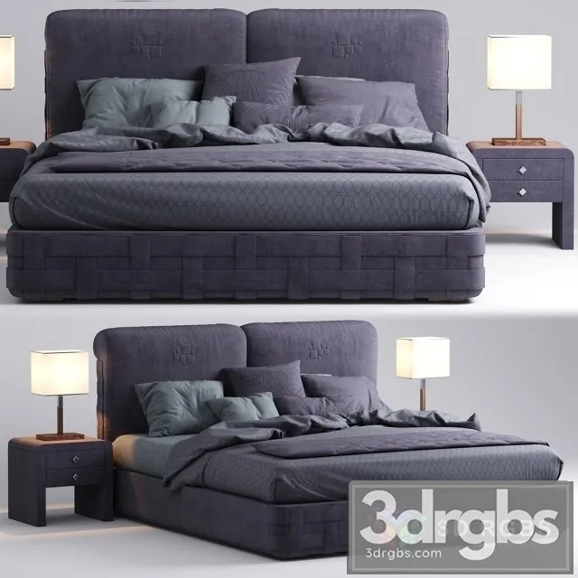 Rugiano Braid Bed 3D Model Download Rugiano Braid Bed 3D Model Download