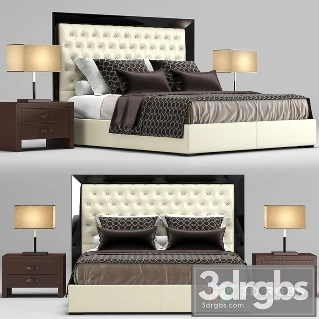 Rugiano Neoclassic Bed 3D Model Download Rugiano Neoclassic Bed 3D Model Download
