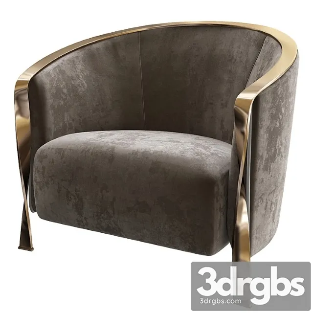 Rugiano paris armchair 3D Model Download