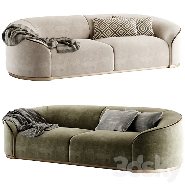 Rugiano Pierre Sofa 3D Model Rugiano Pierre Sofa 3D Model
