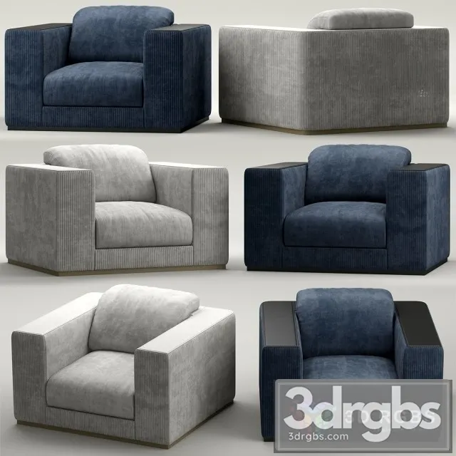 Rugiano Vogue Armchair 3D Model Download
