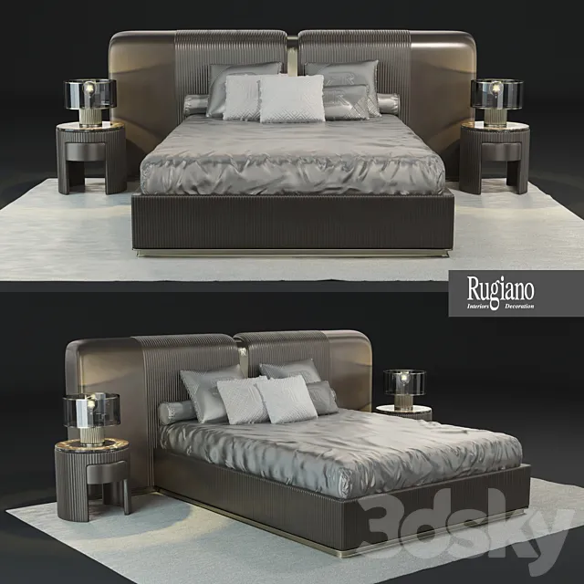 Rugiano Vogue Bed 3D Model