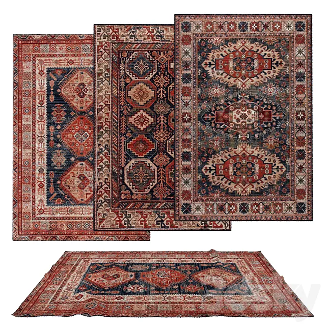 Rugs 3D Model Rugs 3D Model
