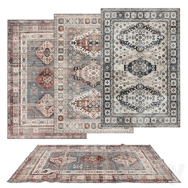 Rugs 3D Model Rugs 3D Model