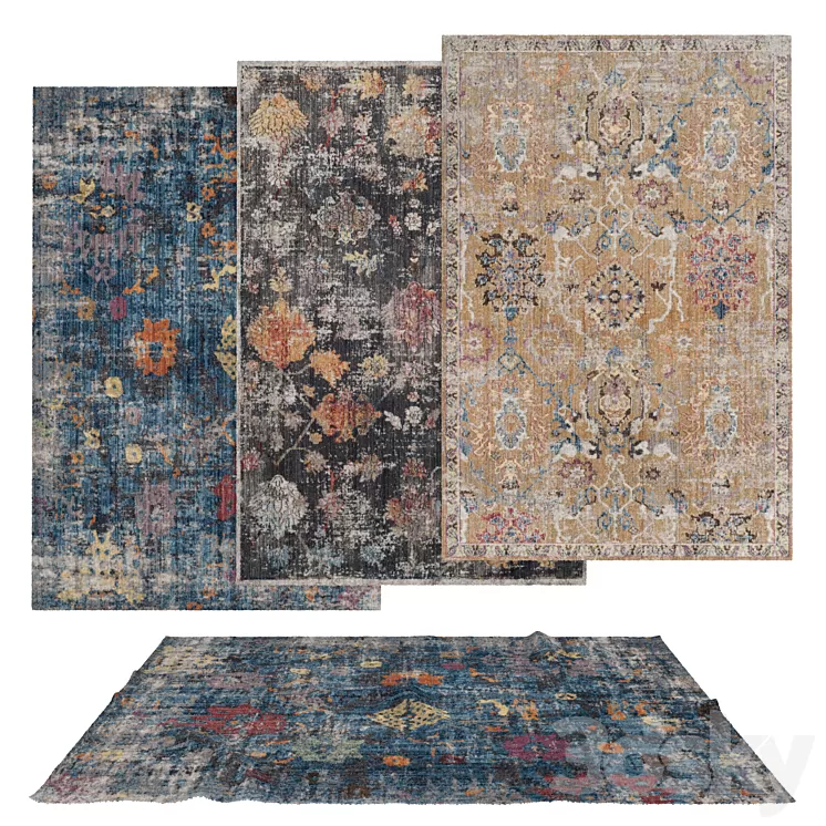 Rugs 3D Model Rugs 3D Model