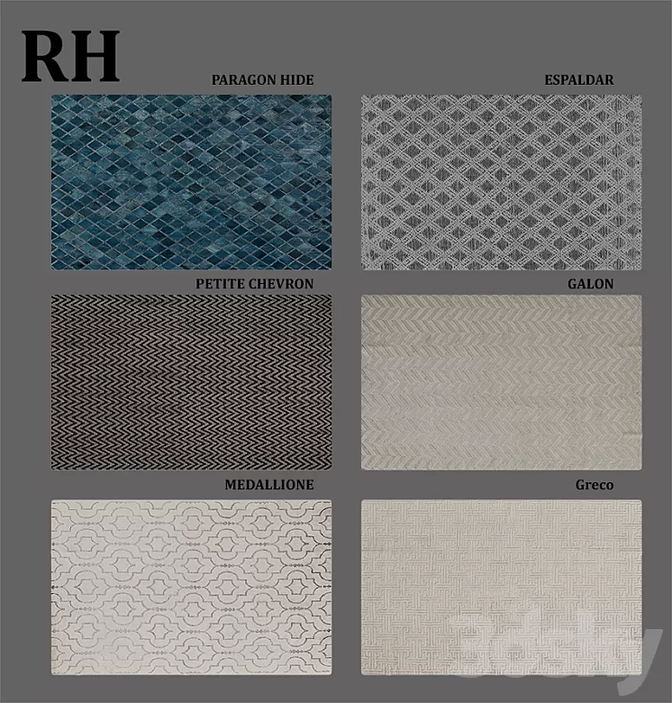 Rugs 3D Model Rugs 3D Model