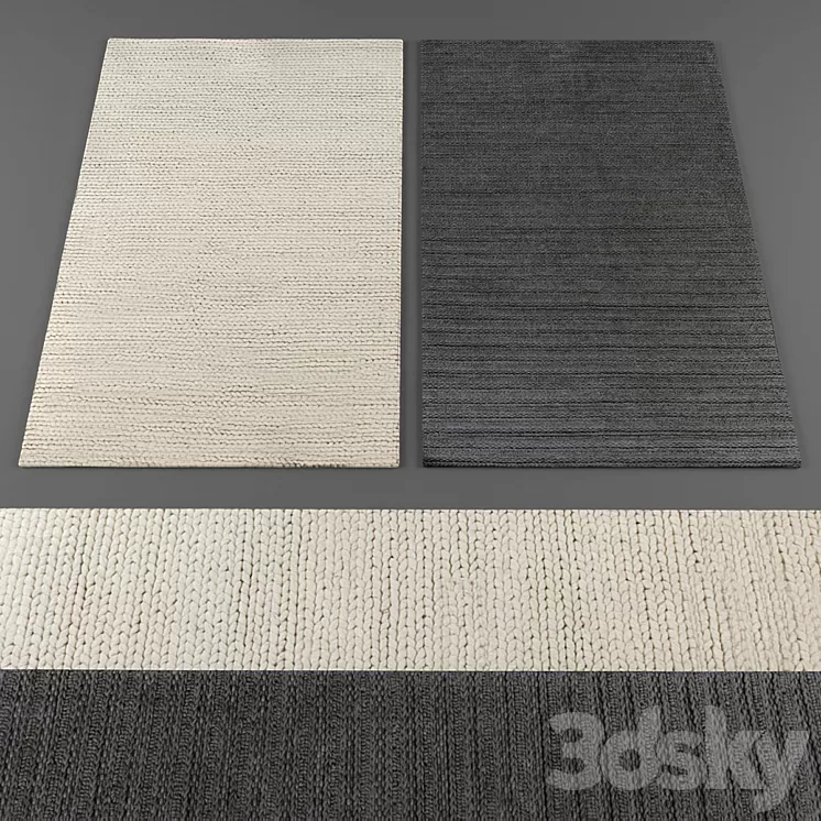 Rugs collection 207 3D Model Rugs collection 207 3D Model