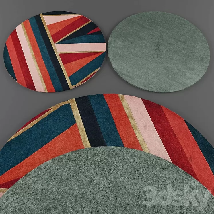 Rugs collection 281 3D Model Rugs collection 281 3D Model