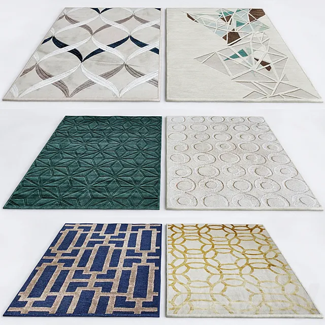 Rugs collection 3 3D Model Rugs collection 3 3D Model