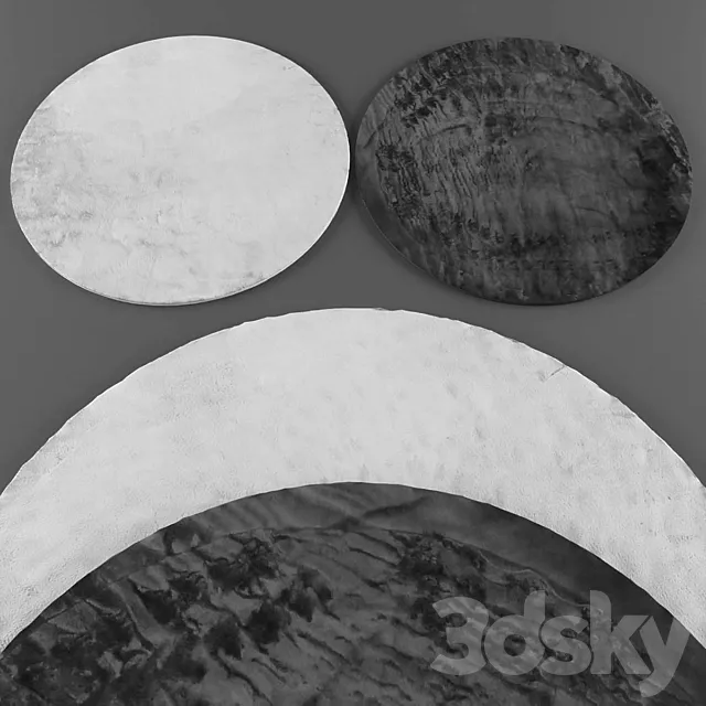 Rugs collection 304 3D Model Rugs collection 304 3D Model