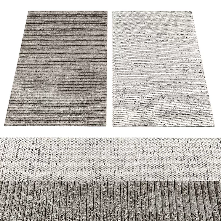 Rugs collection 360 3D Model Rugs collection 360 3D Model