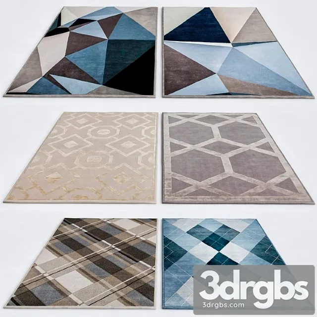 Rugs collections 3D Model Download