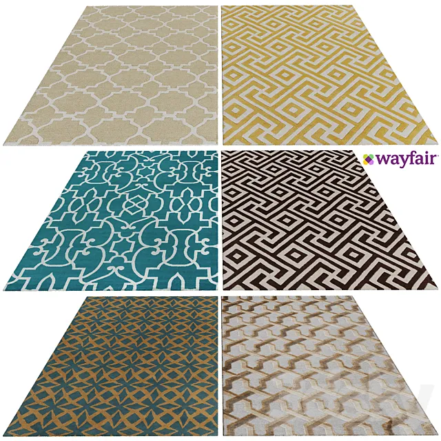 Rugs from Wayfair 3D Model Rugs from Wayfair 3D Model