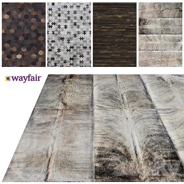 Rugs from Wayfair shop 3D Model Rugs from Wayfair shop 3D Model