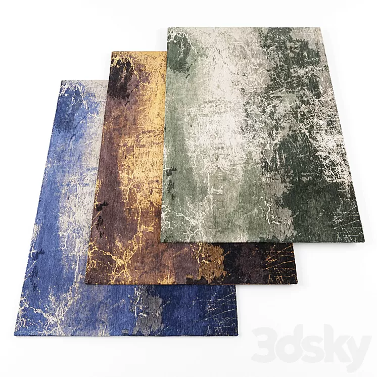 rugs modern 3D Model rugs modern 3D Model