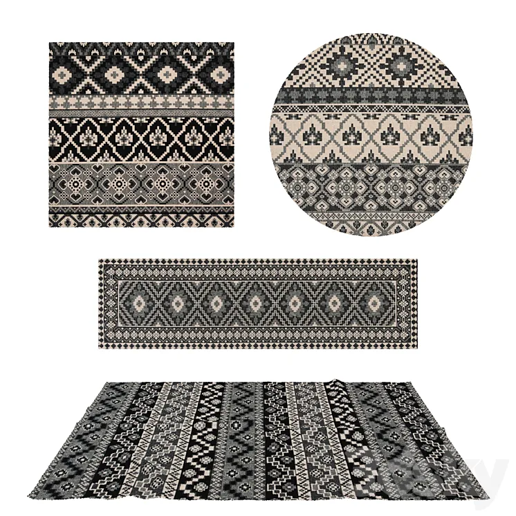 Rugs No 307 3D Model Free Download