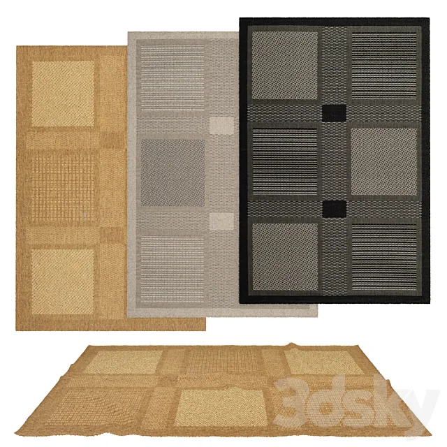 Rugs No 9 3D Model Rugs No 9 3D Model