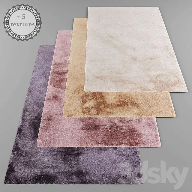 Rugs set191 3D Model Rugs set191 3D Model