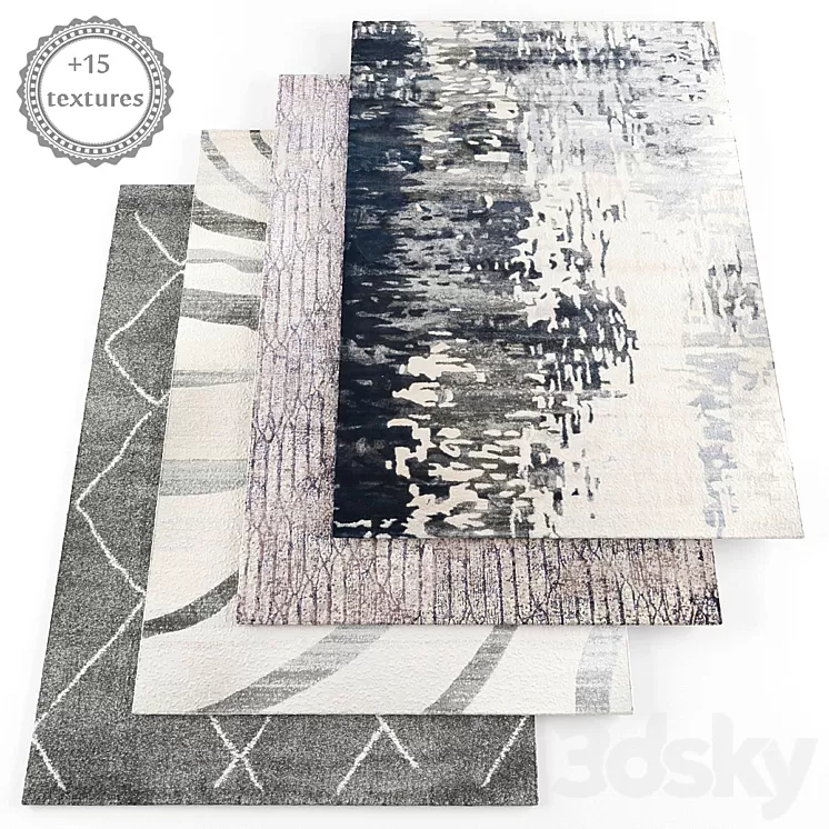 Rugs set21 3D Model