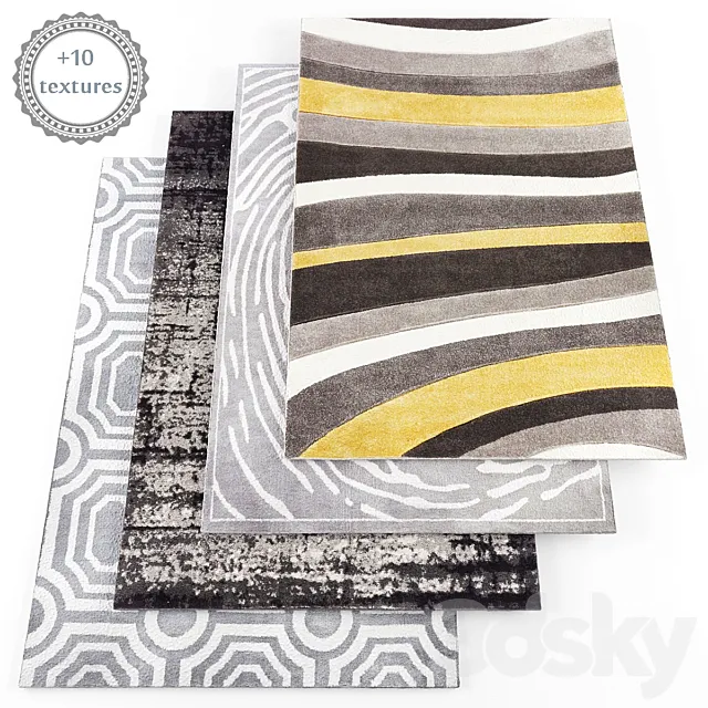 Rugs set24 3DModel Rugs set24 3DModel
