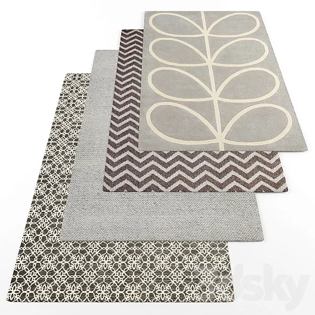 Rugs set241 3D Model Rugs set241 3D Model