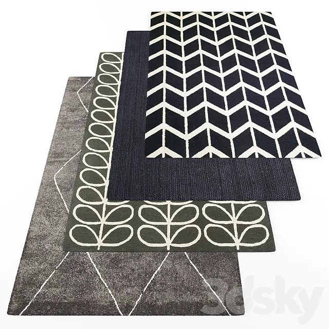 Rugs set243 3D Model Rugs set243 3D Model