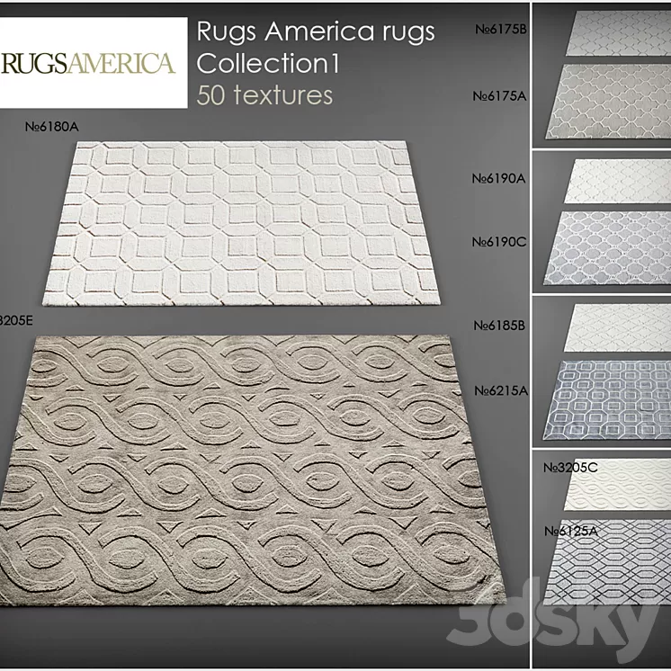 RugsAmerica rugs 1 3D Model RugsAmerica rugs 1 3D Model