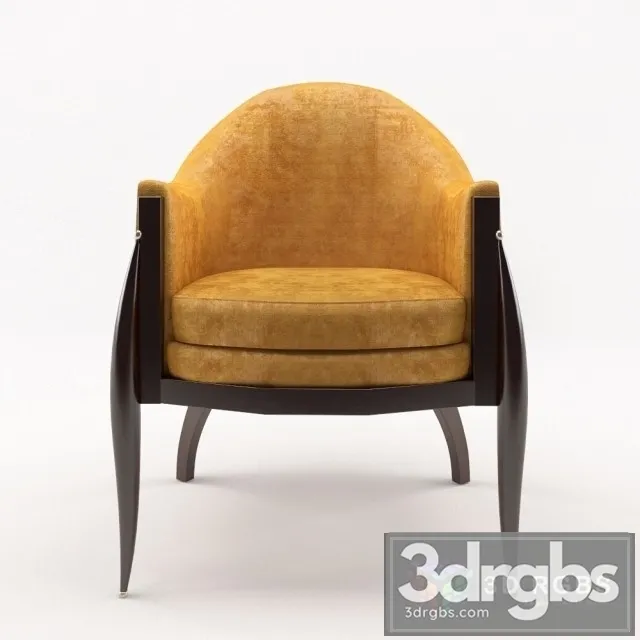 Ruhlmann Armchair 3D Model Download