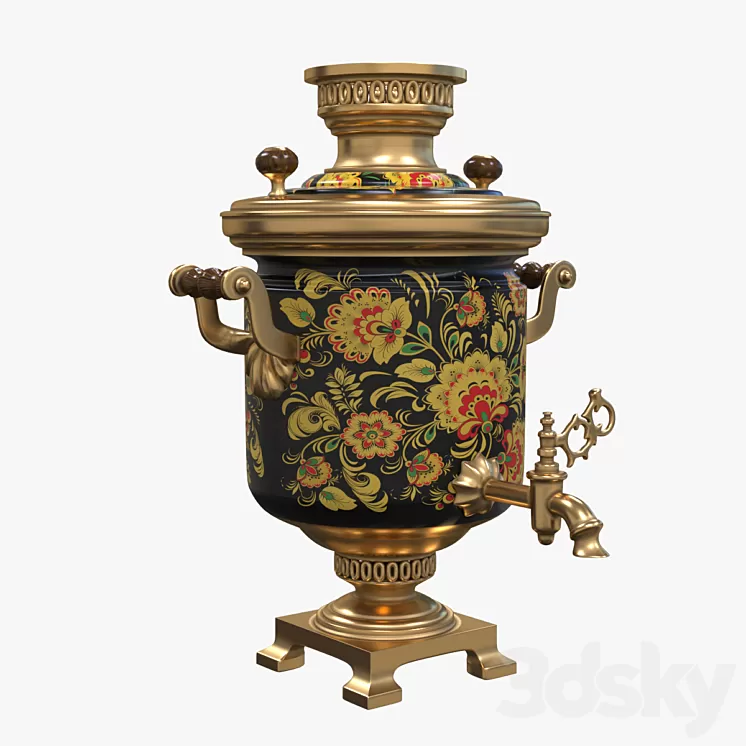 Russian samovar 3D Model