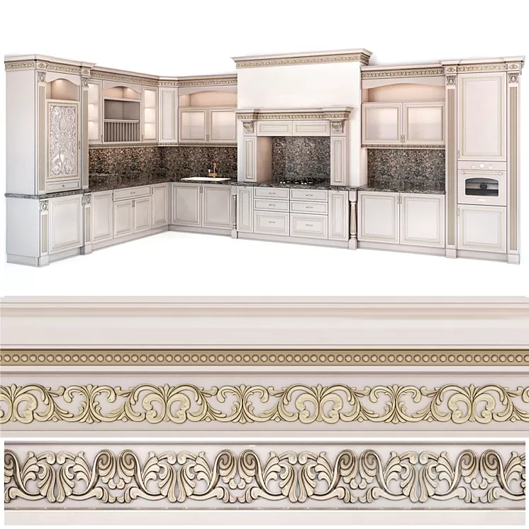 Russta Tiffany's Kitchen 3D Model Russta Tiffany's Kitchen 3D Model