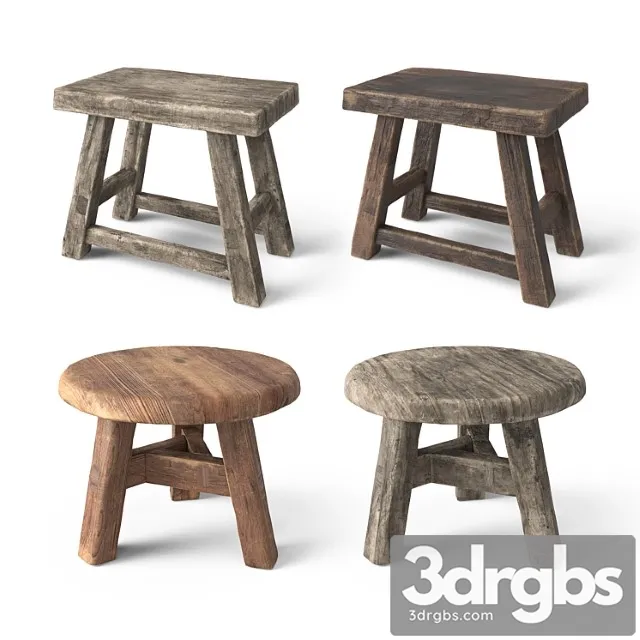 Rustic wooden stools Rustic wooden stools