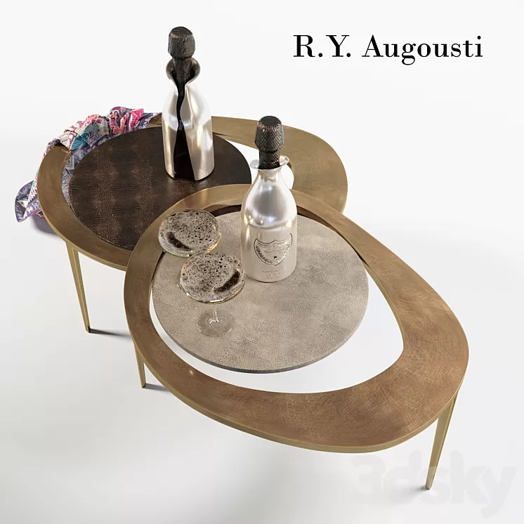 RYAugousti Coffee Tables 3D Model RYAugousti Coffee Tables 3D Model