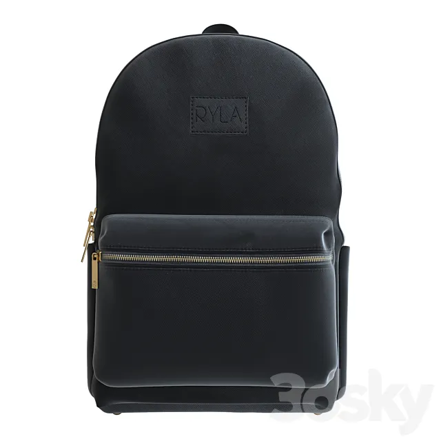 Ryla Pack Backpack (Just Black) 3D Model Ryla Pack Backpack (Just Black) 3D Model