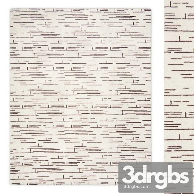Rythme rug by toulemonde bochart 3D Model Download