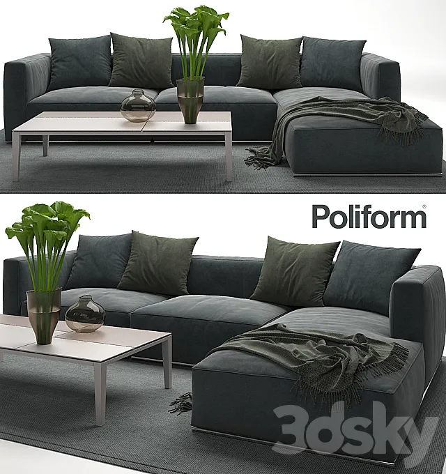 S0FA POLIFORM SHANGAI 3DModel S0FA POLIFORM SHANGAI 3DModel