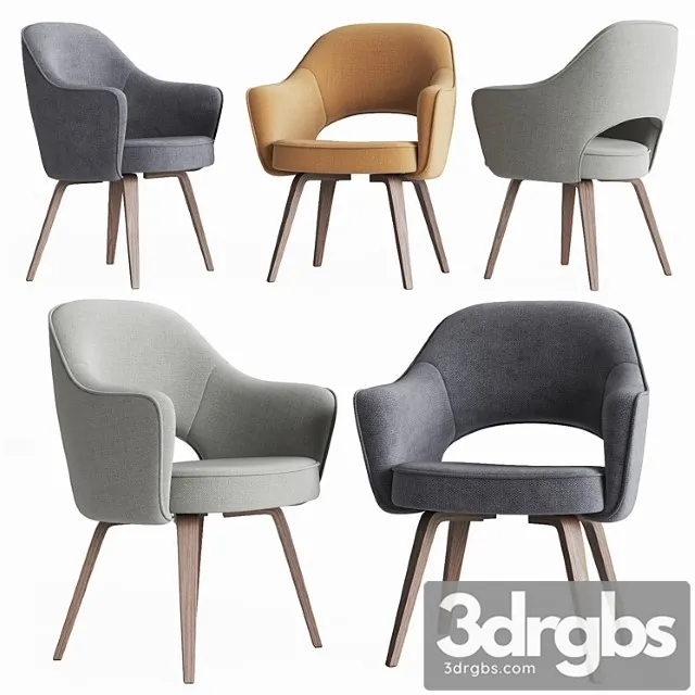 Saarinen Executive Arm Chair Knoll 3D Model Download Saarinen Executive Arm Chair Knoll 3D Model Download