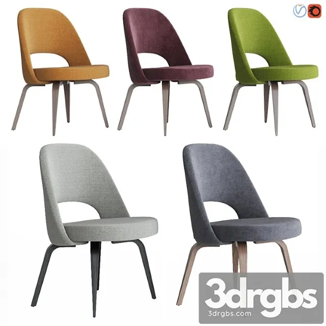 Saarinen executive side chair knoll 2 3D Model Download Saarinen executive side chair knoll 2 3D Model Download