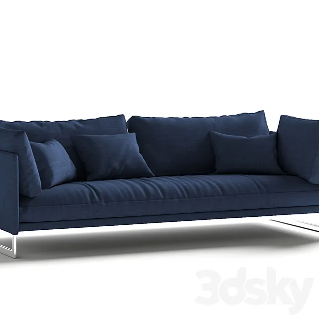 Saba _ Livingston sofa 3D Model